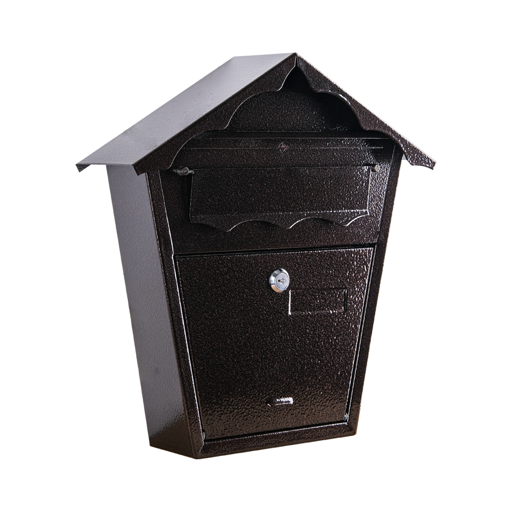 Поштовий ящик індивідуальний Галіндустрія СП02 Мідь 370x360x70, фото 1