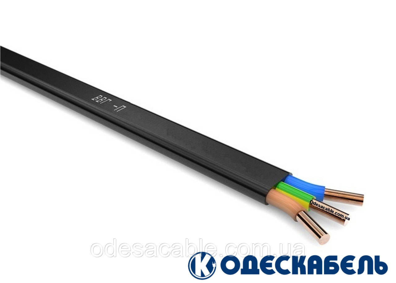 Кабель силовий ВВГ-П 3*6 (ож.) ПАТ"ОДЕСКАБЕЛЬ"