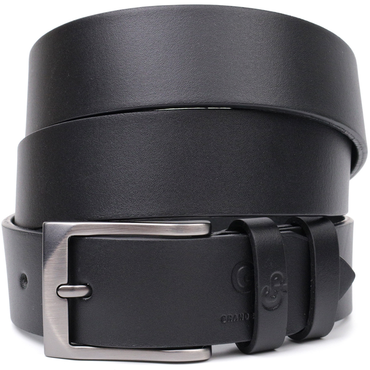 Стильний пояс під штани для чоловіків із натуральної шкіри GRANDE PELLE 11690 Чорний, фото 1
