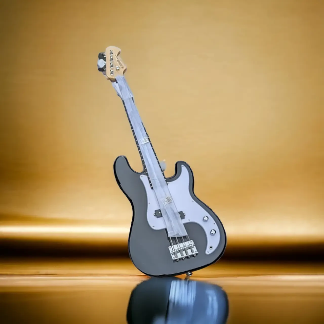 Электрогитара Donner с сумкой, 4-струнный бас, полноразмерный, гитарный ремень и гитарный кабель - фото 6 - id-p2128251858