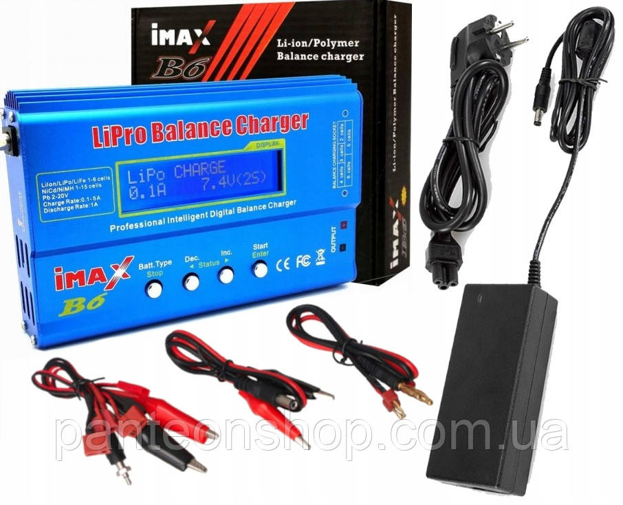 Універсальний зарядний пристрій Imax B6 + блок живлення для всіх типів акумуляторів