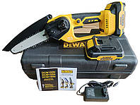 Аккумуляторная мини пила DeWalt DCM160N 15см (24V, 4Аh). Веткорез девольт