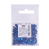 Блискітки ZiBi глітерні у формі зірочки Сині 1г у пакеті Kids Line (ZB.6801-02)