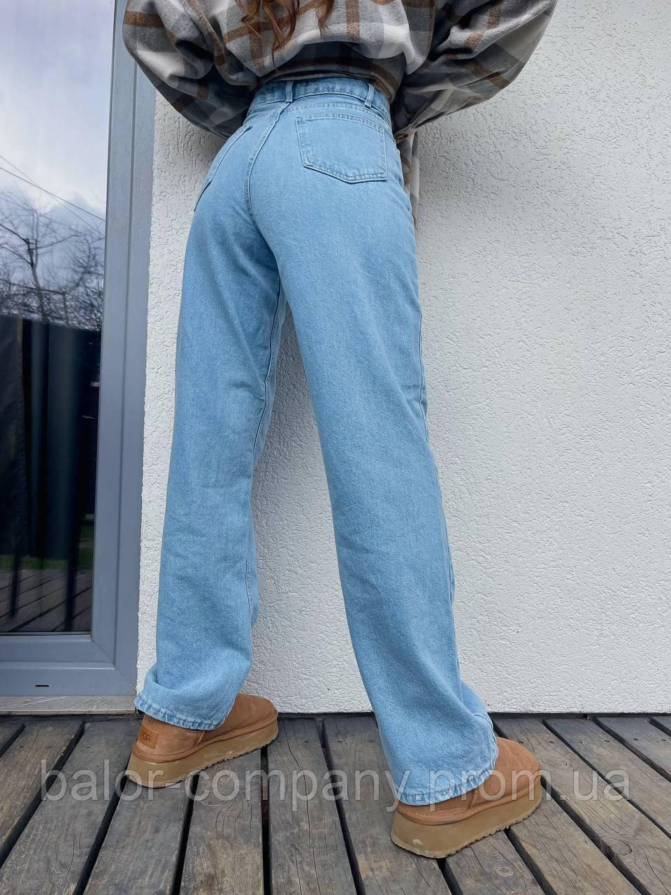 Жіночі стильні джинси палаццо - фото 5 - id-p2128256777