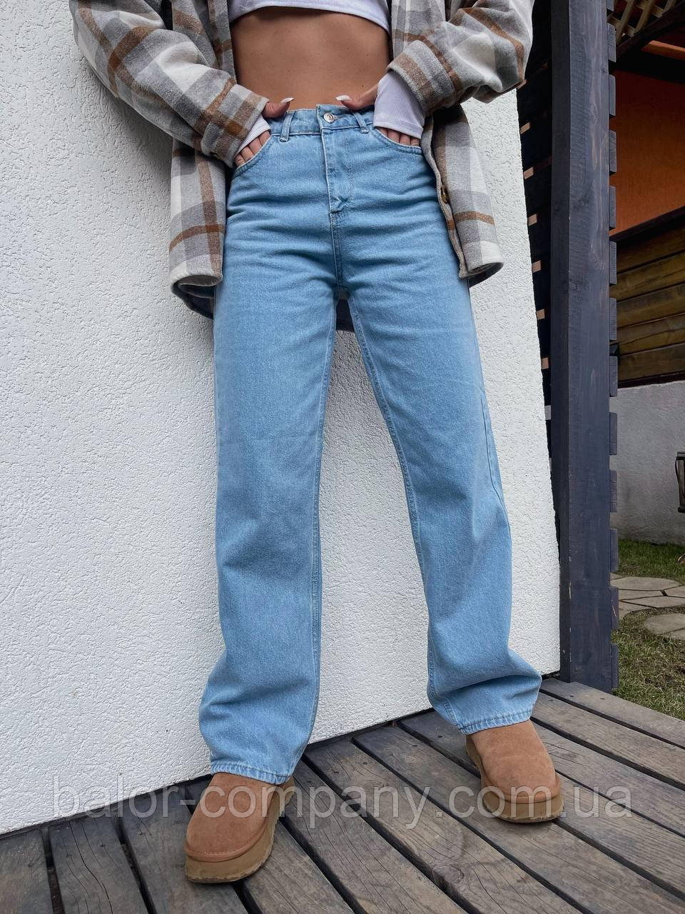 Жіночі стильні джинси палаццо - фото 7 - id-p2128256777