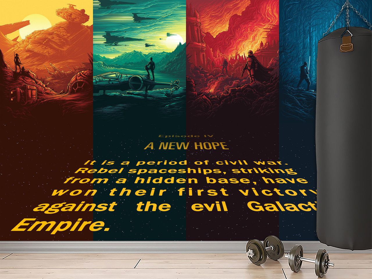 Флизелиновые фотообои на стену Звёздные воины STAR WARS
