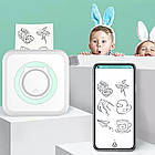 Портативний Bluetooth принтер + Подарунок Термопапір 5шт / Міні принтер для друку з телефону / Термопринтер, фото 6