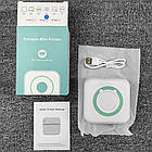 Портативний Bluetooth принтер + Подарунок Термопапір 5шт / Міні принтер для друку з телефону / Термопринтер, фото 9