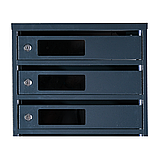 Поштова скринька Галіндустрія багатосекційна ЯП04С на 4 секції Антрацит 550×390×200, фото 3