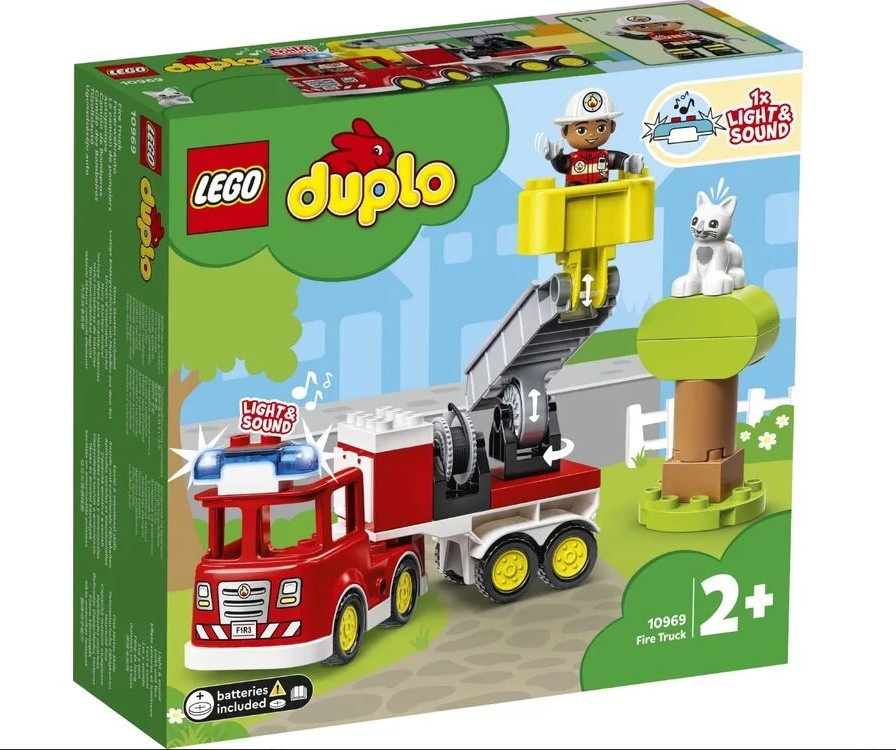 Конструктор LEGO DUPLO Town Пожежна машина 21 деталь 10969