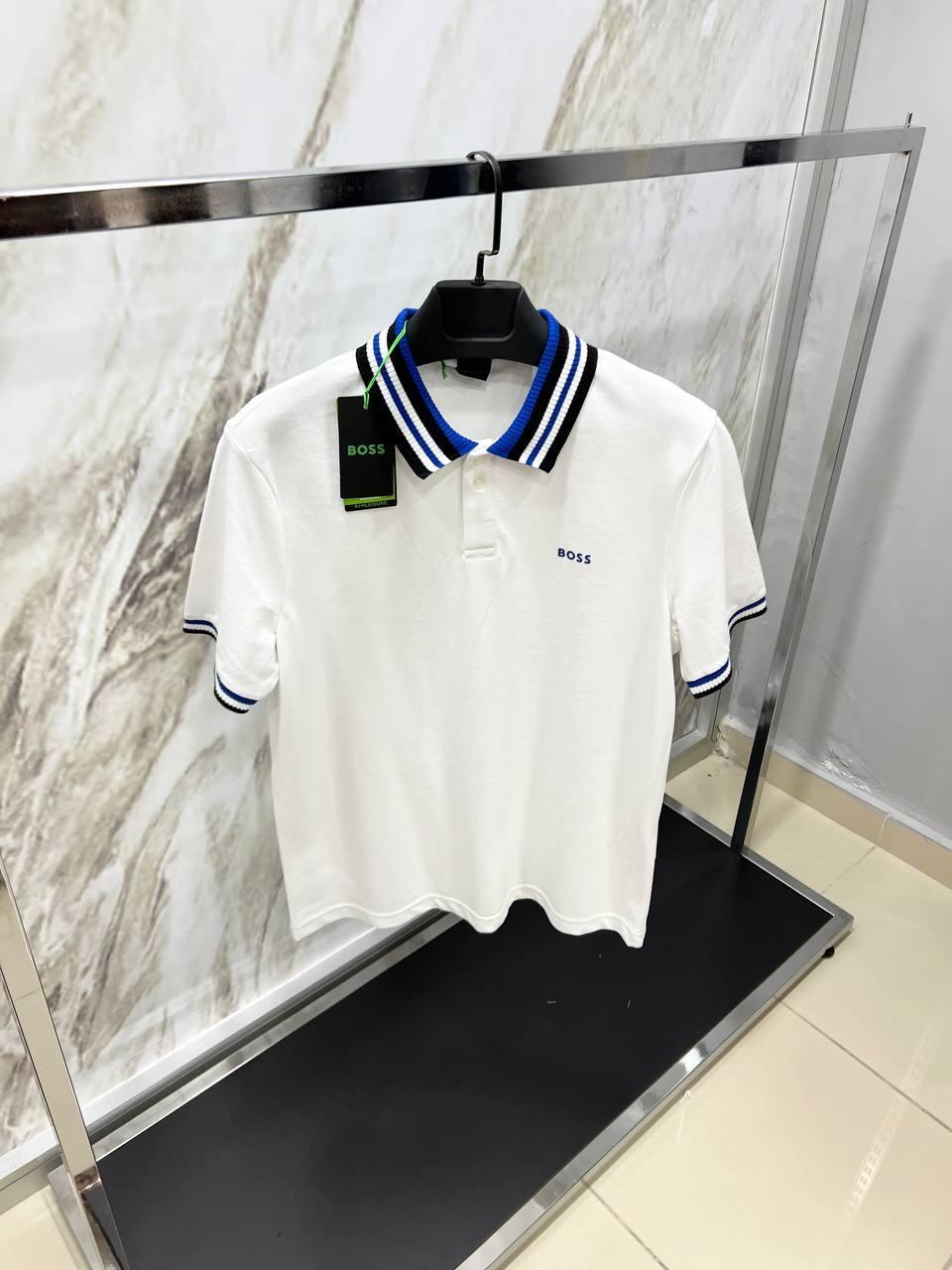 Чоловіча футболка поло HUGO Boss CK7600 біла