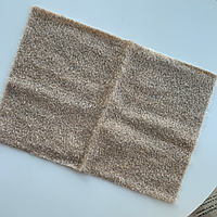 Тедди мех. Мохер прорідженний, антік. Колір  капучіно, основа капучіно. Германия.