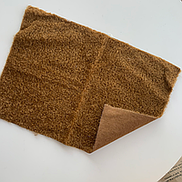 Тедди мех. Мохер прорідженний, антік. Колір рижий, основа рижа. Германия.