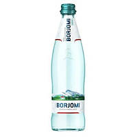 Вода мінеральна Borjomi газована, скляна пляшка, 0,5л., 12 бут/ящ.