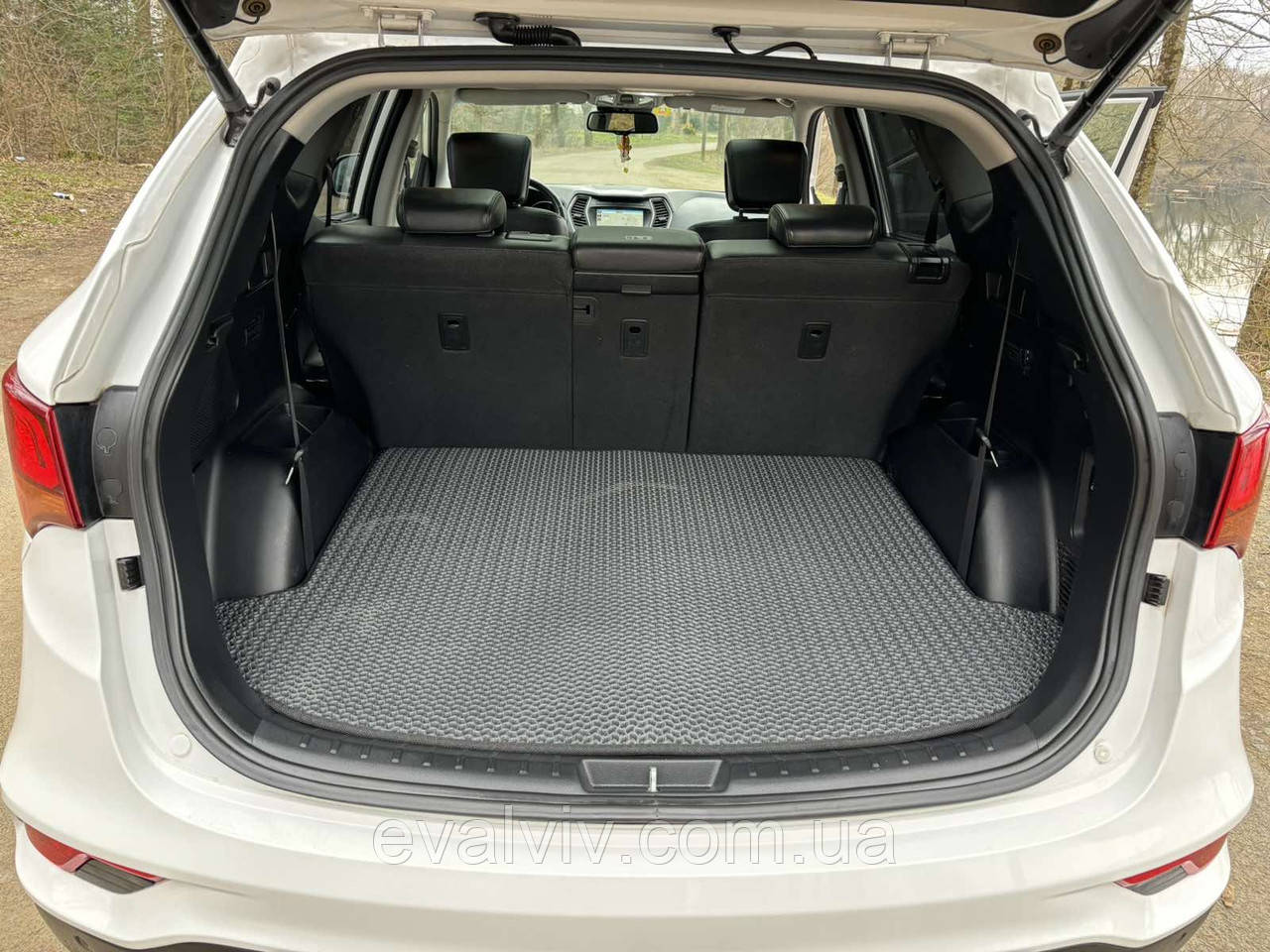 Автомобільні килимки eva для Hyundai Santa FE 3 багажник (2012 - 2018) рік