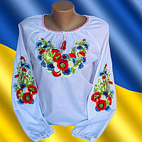 Рубашка вышиванка для девочек (152-170) купить оптом от склада 7 км Одесса