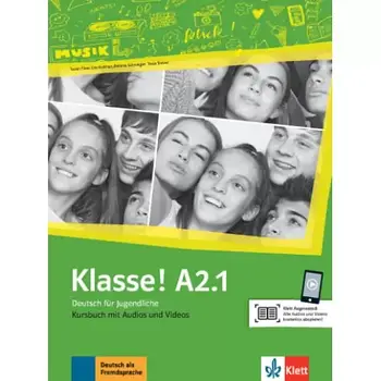 Підручник Klasse! A2.1 Kursbuch mit Audio und Video