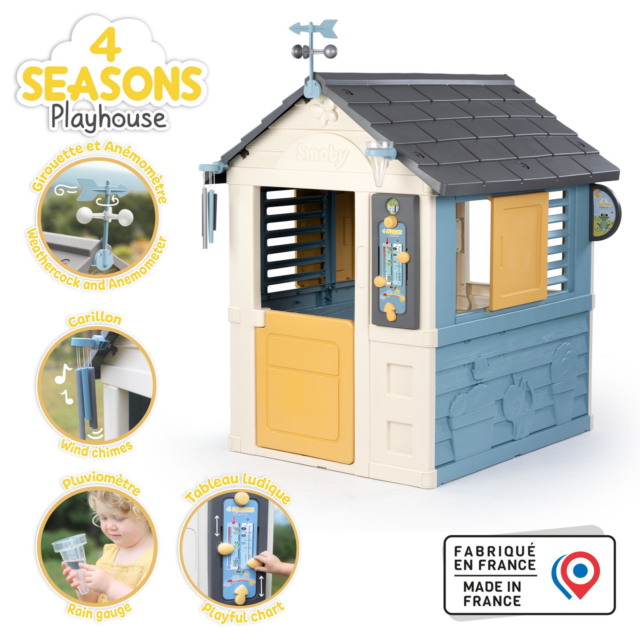 Будинок Smoby Toys Чотири сезони 110 х 98 х 143 см (810731)