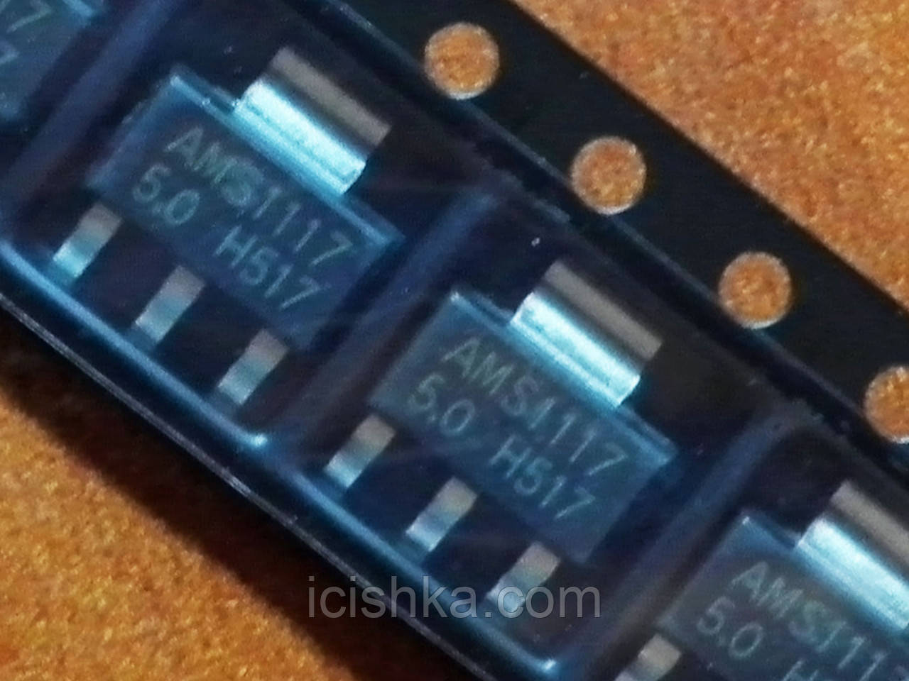 AMS1117-5.0 (LM1117) SOT223 — Лінійний стабілізатор 5V, фото 1