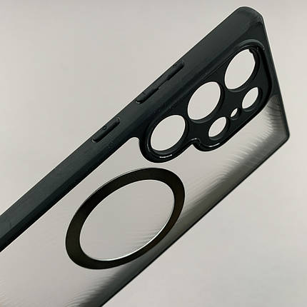 Чохол для Samsung Galaxy S24 Ultra чохол з MagSafe на телефон самсунг с24 ультра чорний p4d, фото 3