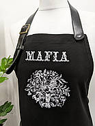 Фартух з логотипом до 25 см Jackson Canvas Чорний | Фартух з вишивкою логотипу, фото 5