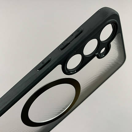 Чохол для Samsung Galaxy S24 чохол з MagSafe на телефон самсунг с24 чорний p4d, фото 3