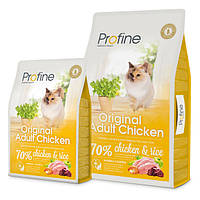 Profine Original Adult Chicken & Rice 2 кг сухой корм для котов Профайн (122633-13) OD