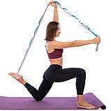 Стрічка для розтяжки на 12 петель стрічковий еспандер Stretch Strap Jianpeile JPL-3092, фото 5