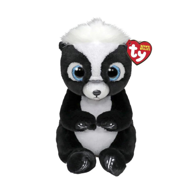 Дитяча м'яка іграшка TY Beanie Bellies Скунс RUKUS 15 см 41288, фото 1