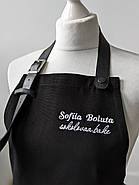 Фартух з логотипом до 10 см Jackson Canvas Чорний | Вишивка, фото 9