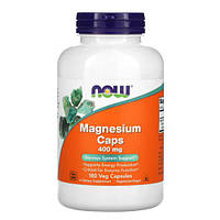 NOW Magnesium Caps 400 mg 180 капсул NOW-1283 SP