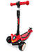 Дитячий складаний самокат Scooter, світні колеса, з ліхтариком і накладками на диски, фото 2