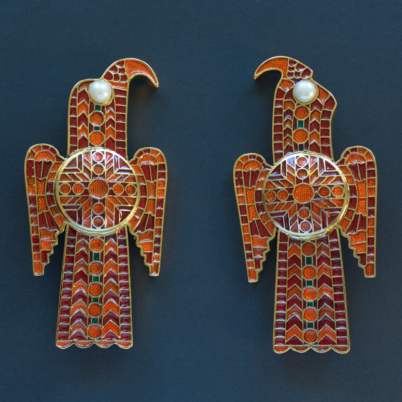 Фібула у формі орла, Остготи 5-6 століття.