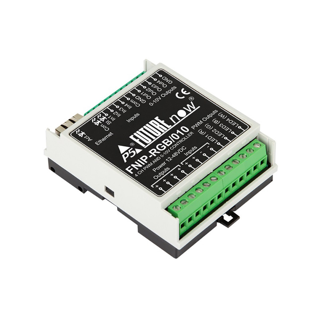 Контролер FNIP-RGB/010 4-канал. світлодіодний RGB (W)Ethernet димер із секц. аналогового виведення (art.239266)
