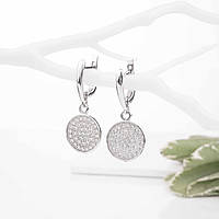 Срібні сережки монетки Бренда
