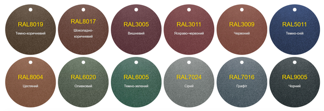 Цвет фальцевой кровли