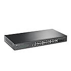 Комутатор TP-LINK TL-SG3428X-UPS 24xGE, 4xSFP+, Керований L2