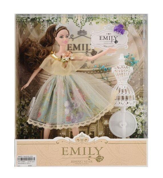 Лялька "Emily" (висота 30 см, має точки артикуляції, діадема, манекен, у коробці) QJ 078 A, фото 1