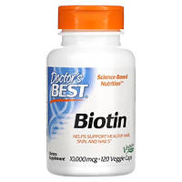 Doctor's Best Biotin 10,000 mcg 120 вегетаріанських капсул DRB-00373 SP