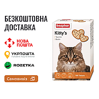 Лакомство для кошек Beaphar Kitty's с таурином и биотином для кошек, 180 таб