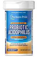 Puritan's Pride Probiotic Acidophilus 3 billion 100 капсул 01540 SP