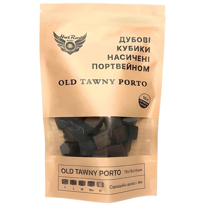 Дубові кубики M+ насичені Портвейном на 10 л, фото 1