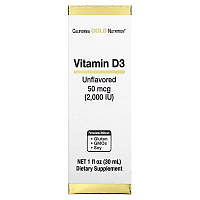 California Gold Nutrition Vitamin D3 2,000 IU 30 ml CGN-02115 SP