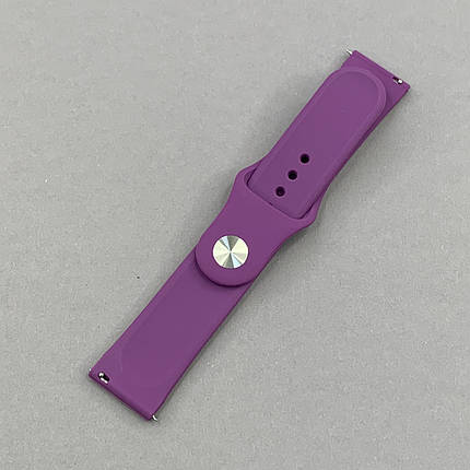 Ремінець 22 мм для Xiaomi Amazfit GTR 4 силіконовий ремінець для смарт годинника сяомі амазфіт гтр 4 фіолетовий wtc, фото 2