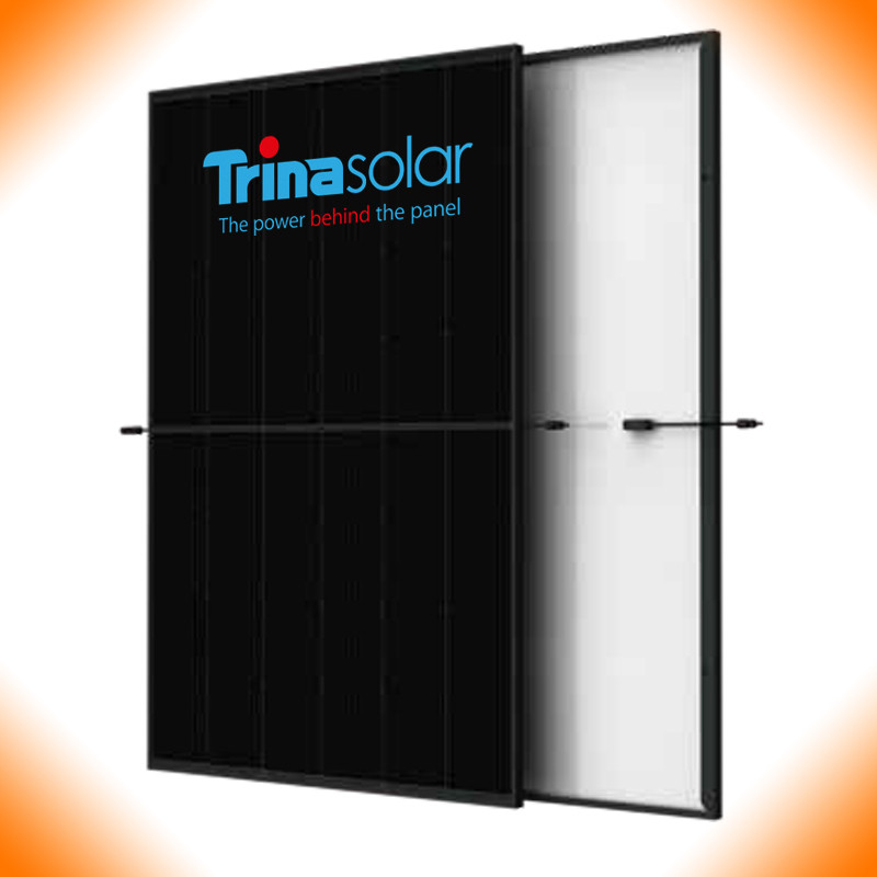 Черная солнечная панель Trina Solar 415 Вт TSM-DE09R.05, Black Frame, черная рама, MONO, монокристалл - фото 1 - id-p2128282107
