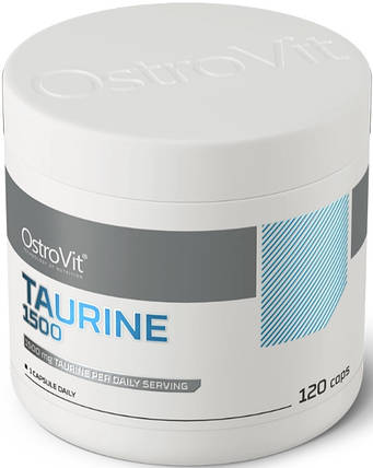 Таурин OstroVit Taurine 1500 120 капсул, фото 3