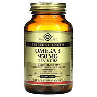 Solgar Omega-3 EPA & DHA Triple Strength 950 мг 50 капсул SOL-02057 SP