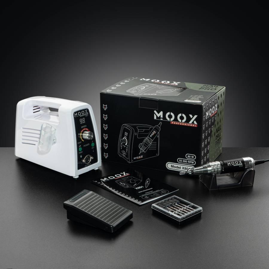Фрезер для манікюру та педикюру Moox X801, 55 000 об/хв (білий)