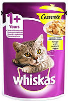 Вологий корм для кішок Whiskas Casserole з куркою в желе пауч 85г (5900951263187)