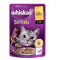 Вологий корм Whiskas TastyMix для котів пауч Ягня та індичка в соусі 85г (4770608262440)